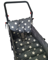 Bollerwagenmatte - passend für Bebepram S7 und Zertifiziert nach Öko-Tex Standard 100 (Babystandard) (Sitzkissen, Einlage, Matte für Bollerwagen)