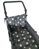 Bollerwagenmatte - passend für FUXTEC FX-CT800 und Zertifiziert nach Öko-Tex Standard 100 (Babystandard) (Sitzkissen, Einlage, Matte für Bollerwagen)