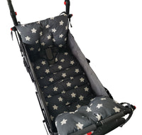 Bollerwagenmatte - passend für Bebepram S7 und Zertifiziert nach Öko-Tex Standard 100 (Babystandard) (Sitzkissen, Einlage, Matte für Bollerwagen)