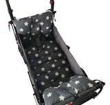 Bollerwagenmatte - passend für Bebepram S7 und Zertifiziert nach Öko-Tex Standard 100 (Babystandard) (Sitzkissen, Einlage, Matte für Bollerwagen)
