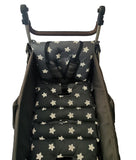 Bollerwagenmatte - passend für Bebepram S6 und Zertifiziert nach Öko-Tex Standard 100 (Babystandard) (Sitzkissen, Einlage, Matte für Bollerwagen)
