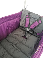 Bollerwagenmatte - passend für Bebepram S7 und Zertifiziert nach Öko-Tex Standard 100 (Babystandard) (Sitzkissen, Einlage, Matte für Bollerwagen)