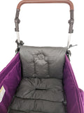 Bollerwagenmatte - passend für Bebepram S7 und Zertifiziert nach Öko-Tex Standard 100 (Babystandard) (Sitzkissen, Einlage, Matte für Bollerwagen)