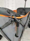 Bollerwagenmatte - passend für viele Modelle von Kesser/Fuxtec/Bebepram/Starkwerk/Sekey/Pinolino / und Zertifiziert nach Öko-Tex Standard 100 (Sitzkissen, Einlage, Matte für Bollerwagen)