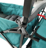 Bollerwagenmatte - passend für viele Modelle von Kesser/Fuxtec/Bebepram/Starkwerk/Sekey/Pinolino / und Zertifiziert nach Öko-Tex Standard 100 (Sitzkissen, Einlage, Matte für Bollerwagen)
