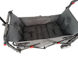 Bollerwagenmatte - passend für viele Modelle von Kesser/Fuxtec/Bebepram/Starkwerk/Sekey/Pinolino / und Zertifiziert nach Öko-Tex Standard 100 (Sitzkissen, Einlage, Matte für Bollerwagen)